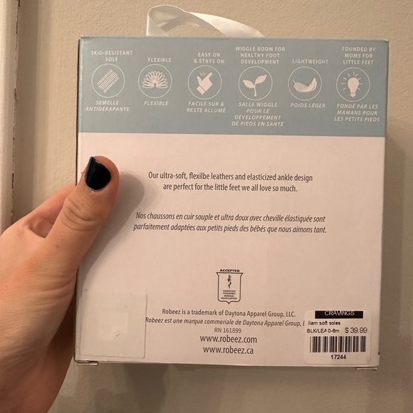 BNIB Robeez Crib Shoes - Picture 3 of 4